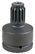 Grey Pneumatic 6011A #5 spline drive adaptor