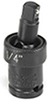 Grey Pneumatic 929UJ 1/4" drive u-joint socket adaptor