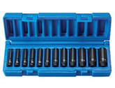 Grey Pneumatic 9712MDG Metric magnetic socket set - deep