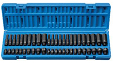 Grey Pneumatic 1/4" drive 48 piece socket set