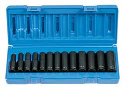 Grey Pneumatic 1213MD 3/8" Drive metric socket set