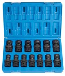 GP 1313UM 1/2" Drive metric swivel set