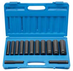 GP 1313XD 1/2" Drive extra-deep SAE socket set