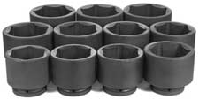 GP 9011 1" drive socket set