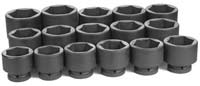 GP 9016 1" drive socket set