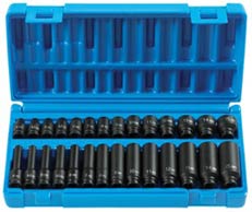 Grey Pneumatic 9728M 1/4" drive socket set